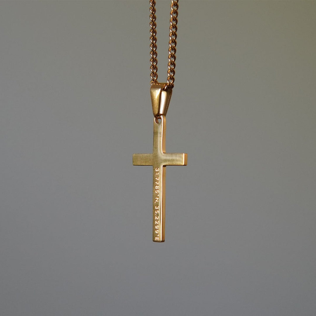 "CALVARY" Cross (Gold) - Servant Zurich