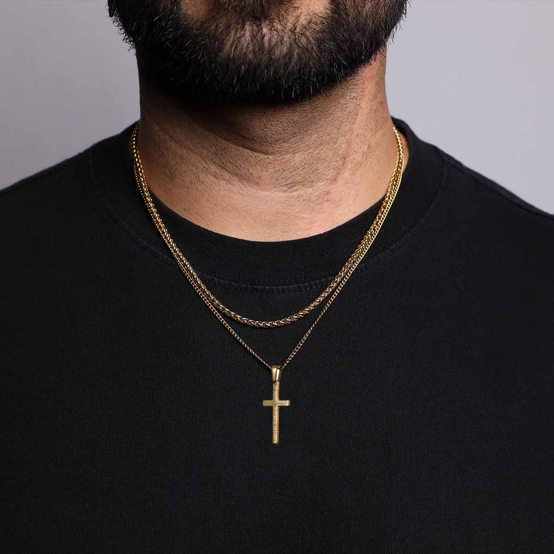 "CALVARY" Cross Set (Gold) - Servant Zurich