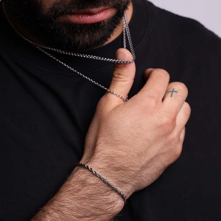 "NOAH" Bracelet (Silver) - Servant Zurich