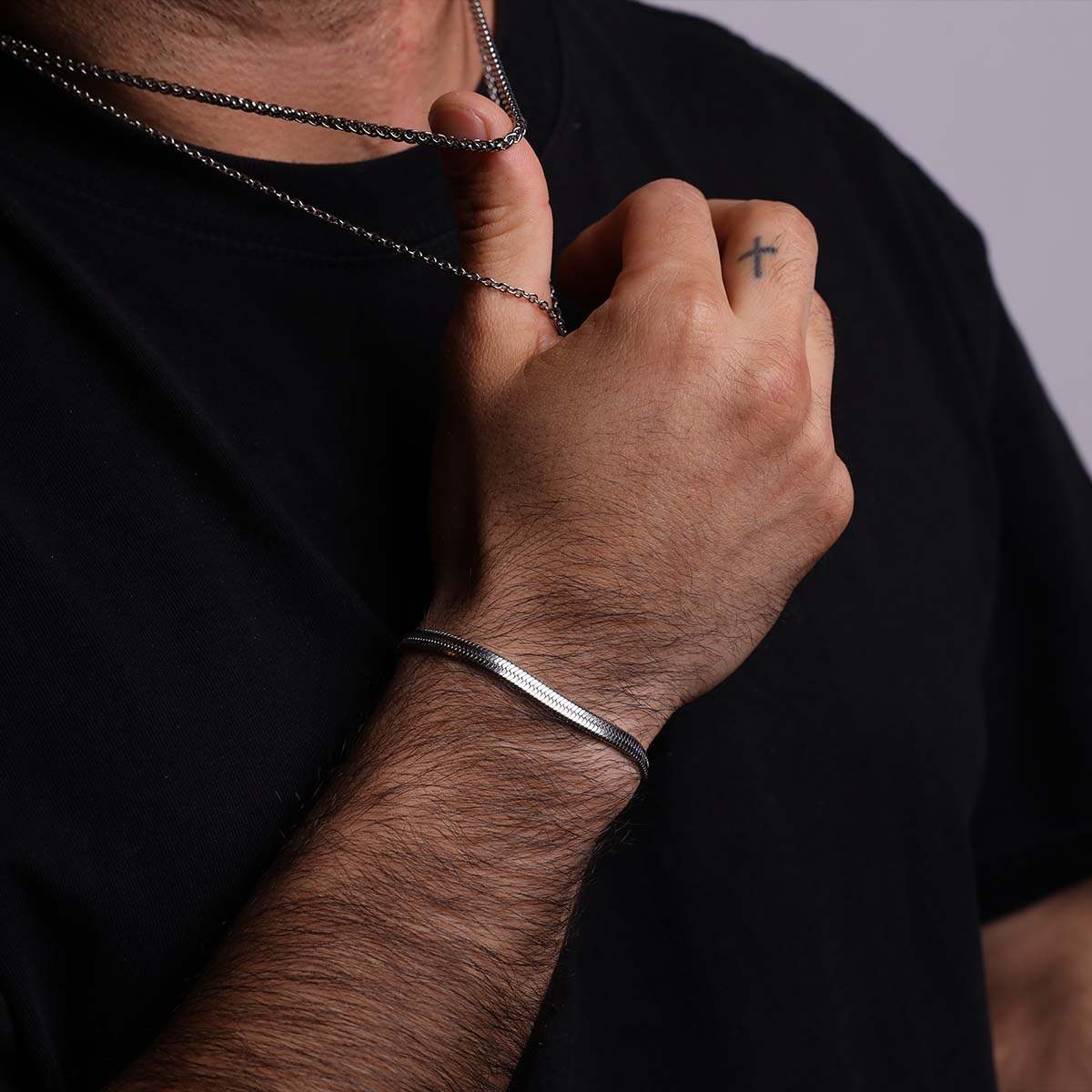 "PETER" Bracelet (Silver) - Servant Zurich