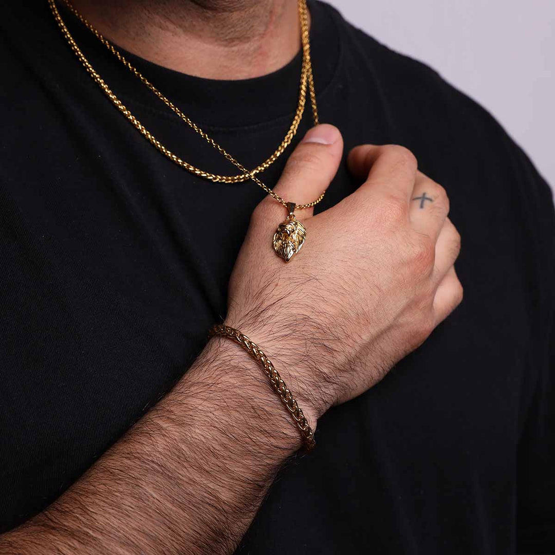 "WHEAT" Bracelet (Gold) - Servant Zurich